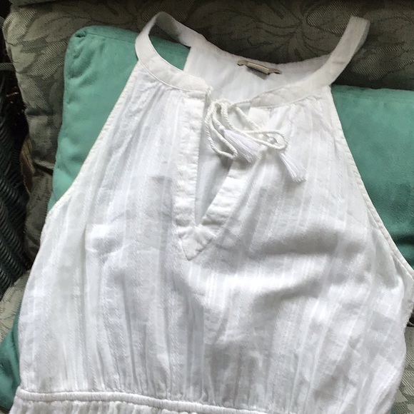 Beautiful white cotton lucky brand dress - Picture 2 of 8